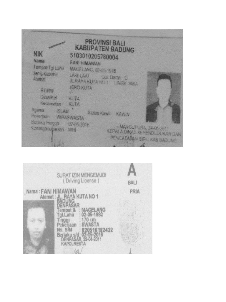 KTP Fani Himawan | PDF