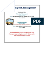 RG Transport Arrangement