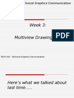 Week 3: Multiview Drawings - 1