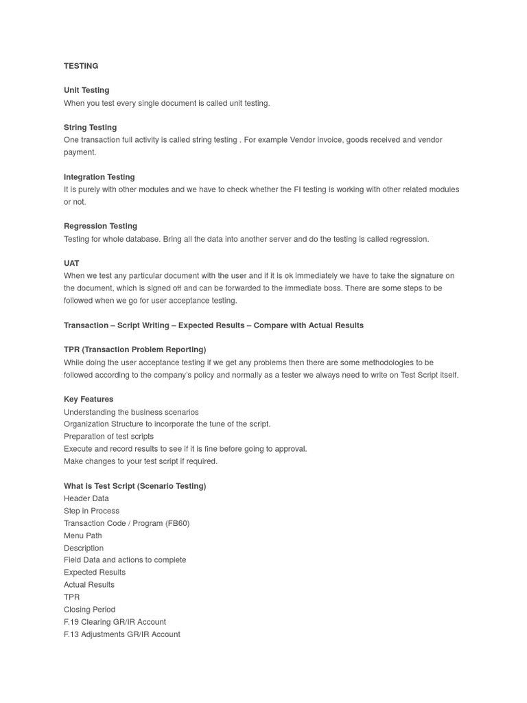 UAT Testing | PDF