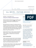 All Write - Fiction Advice - December 2012