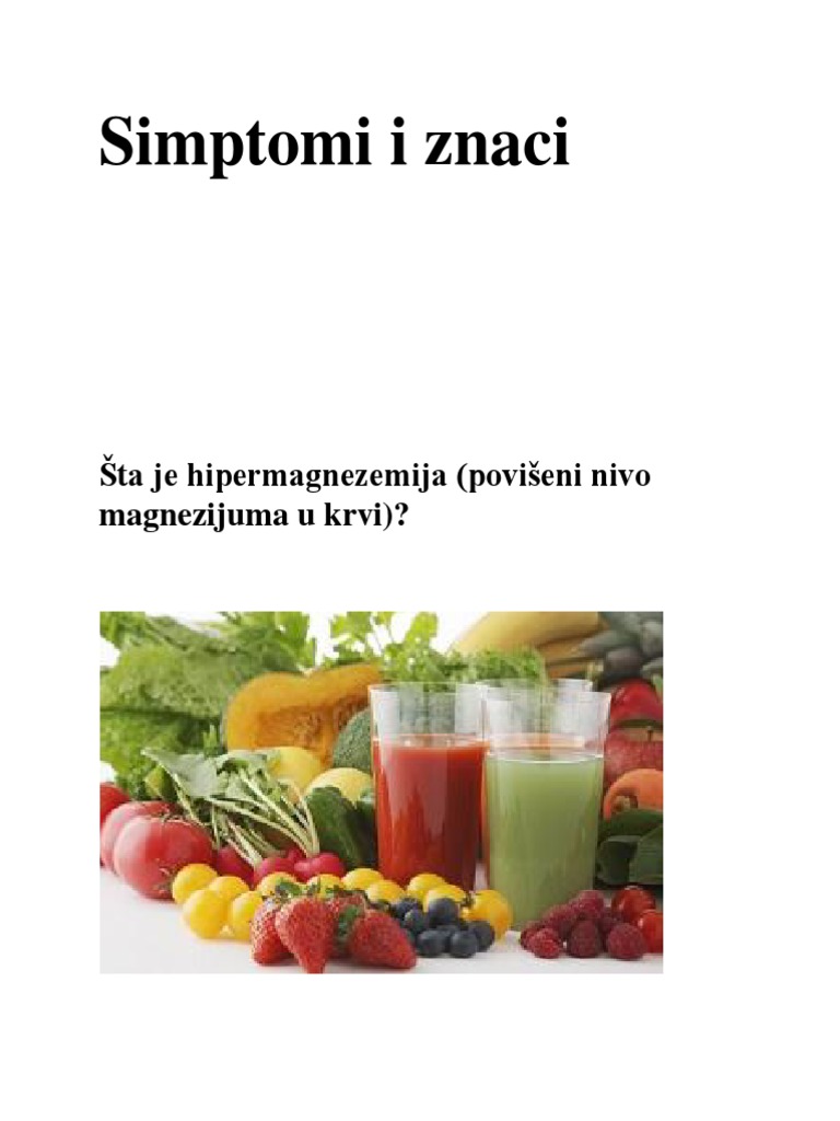 Simptomi I Znaci | PDF