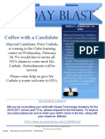 Friday Blast: Coffee With A Candidate
