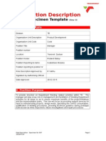 Posistion Description RWC