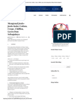 Jenis-Jenis Kain PDF