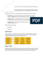 Database Indexing Types and Structures