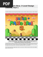 Super Mario Bros 3 Design