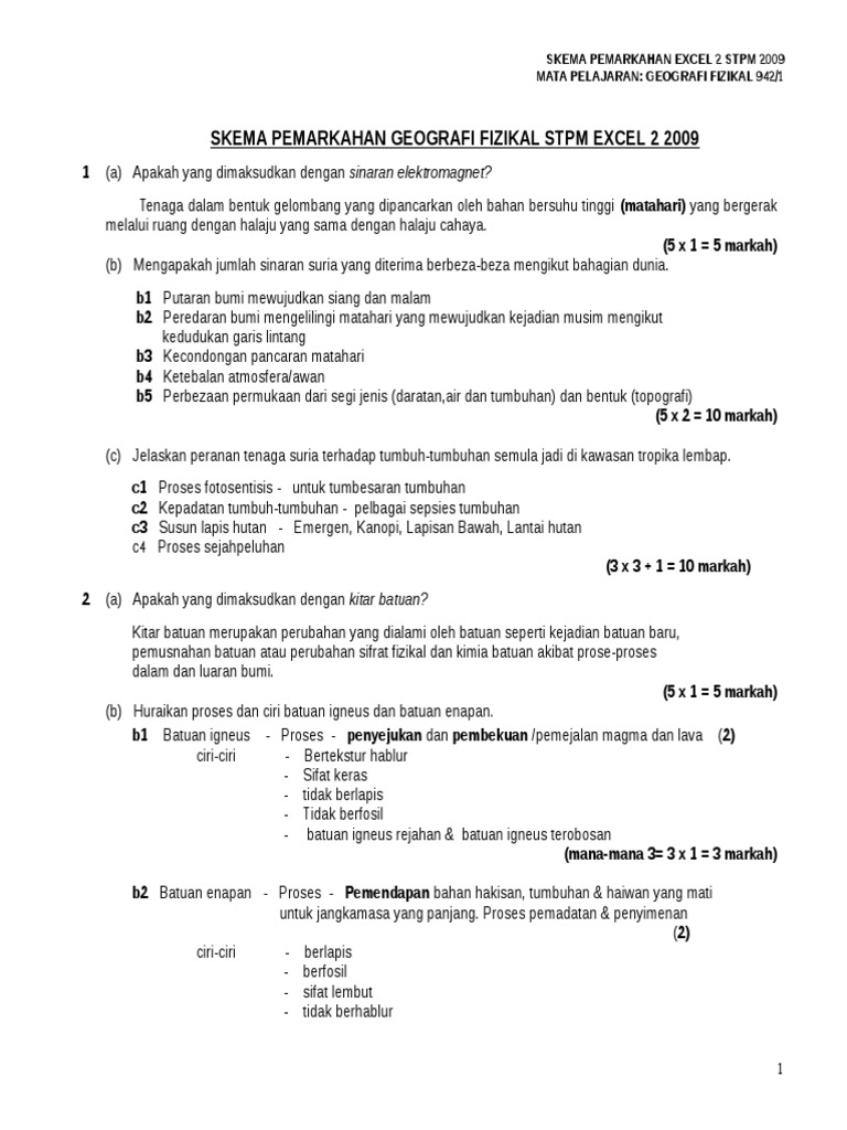 2009 A K1 STPM  PDF