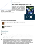 Cómo Convertir Dibujos 2D en Programas CNC - Ehow en Español PDF