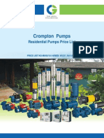 Crompton Greaves Domestic Pumps Price List