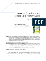 Introdução crítica aos estudos da metamorfose