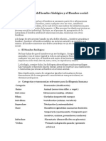 Caracterización Del Hombre Biológico y El Hombre Social