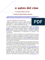 El Cine Antes Del Cine