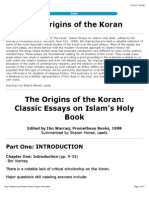 The Origins of The Koran