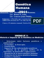 Unidad 1 Historia e Impacto de La Genética en Medicina.