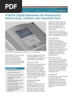 Vaisala PTB330 Datasheet B210708EN E