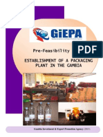 Packaging Plant Investment Proposal