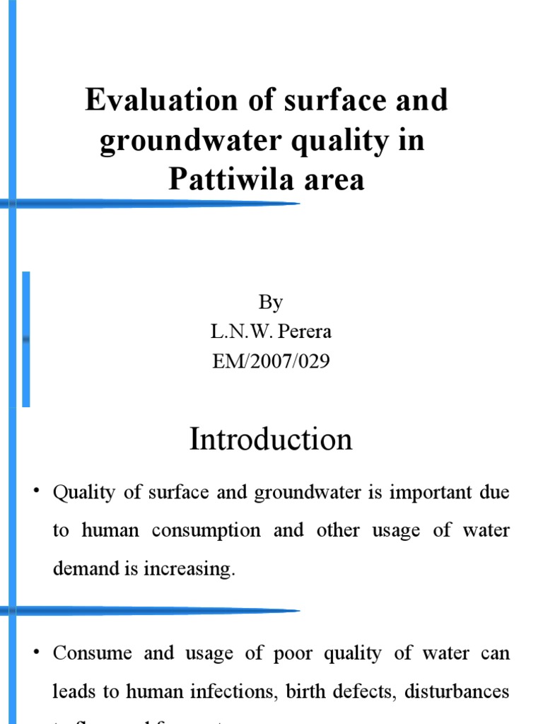 Water Quality Management PDF Water Quality Salinity