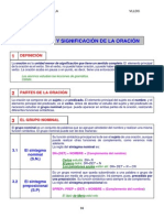 10_sintaxis, Clases de La Oracion