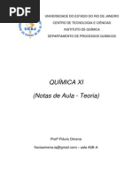 Apostila de Química XI Teoria - Parte 1 e 2 