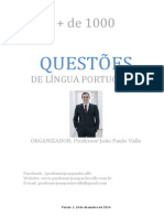 1000 Questões Português Prof João Paulo Valle Versão 01 14.12.2014