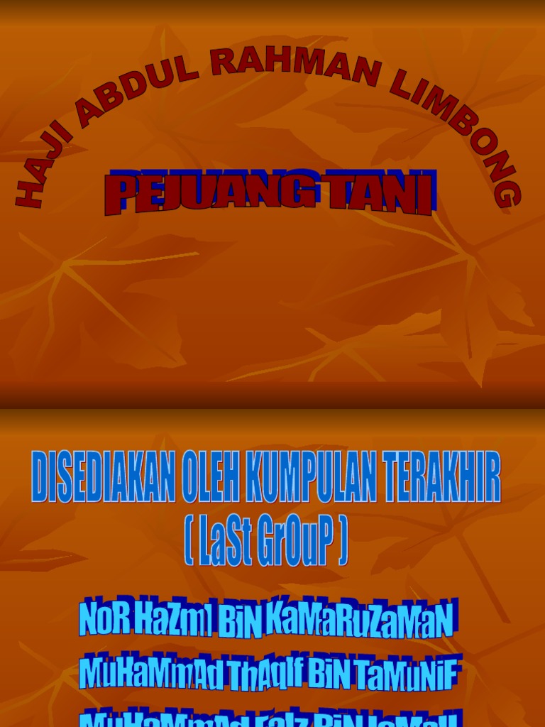 Sejarah Tingkatan 3 Haji Abdul Rahman Limbong Pdf