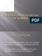 91696813 Prescripcion Adquisitiva de Dominio