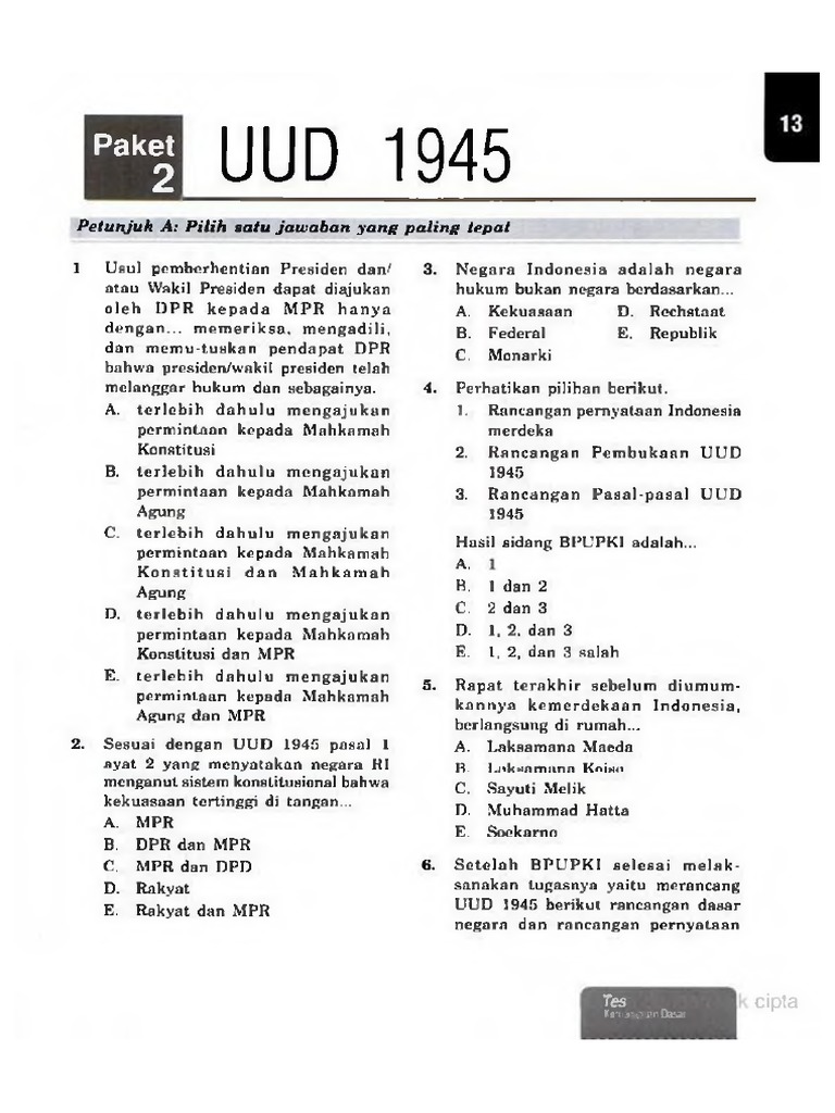 Soal Tes Potensi Akademik Cpns Pdf