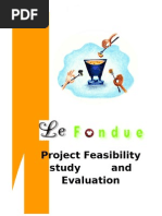 Project Feasibility of Le Fondue