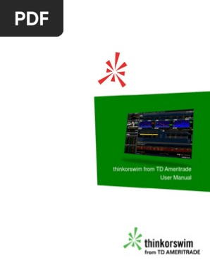 Manual Thinkorswim Eng Usa Option Finance Futures Contract