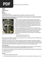 Optimization Models and Algorithms Using Microsoft Excel and VBA - Clearly and Simply