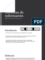 Sistemas de Información, en Epidemiología.