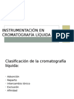 Instrumentación en Cromatografía Líquida