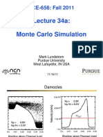 Lecture 34a: Monte Carlo Simulation: ECE-656: Fall 2011