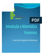 Introducao a Matematica Financeira