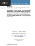 IMF Debt Sustainability Update