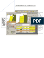 Aplicación Del Programa Tensar Soil y Diseño de Muros