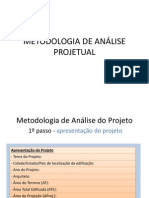 Metodologia de Analise Projetual