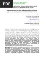 ANÁLISE EPISTEMOLÓGICA DA PESQUISA EM EDUCAÇÃO ESPECIAL- A CONSTRUÇÃO DE UM INSTRUMENTAL DE ANÁLISE.pdf