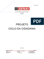 Projeto Ciclo Da Cidadania - Senai PDF