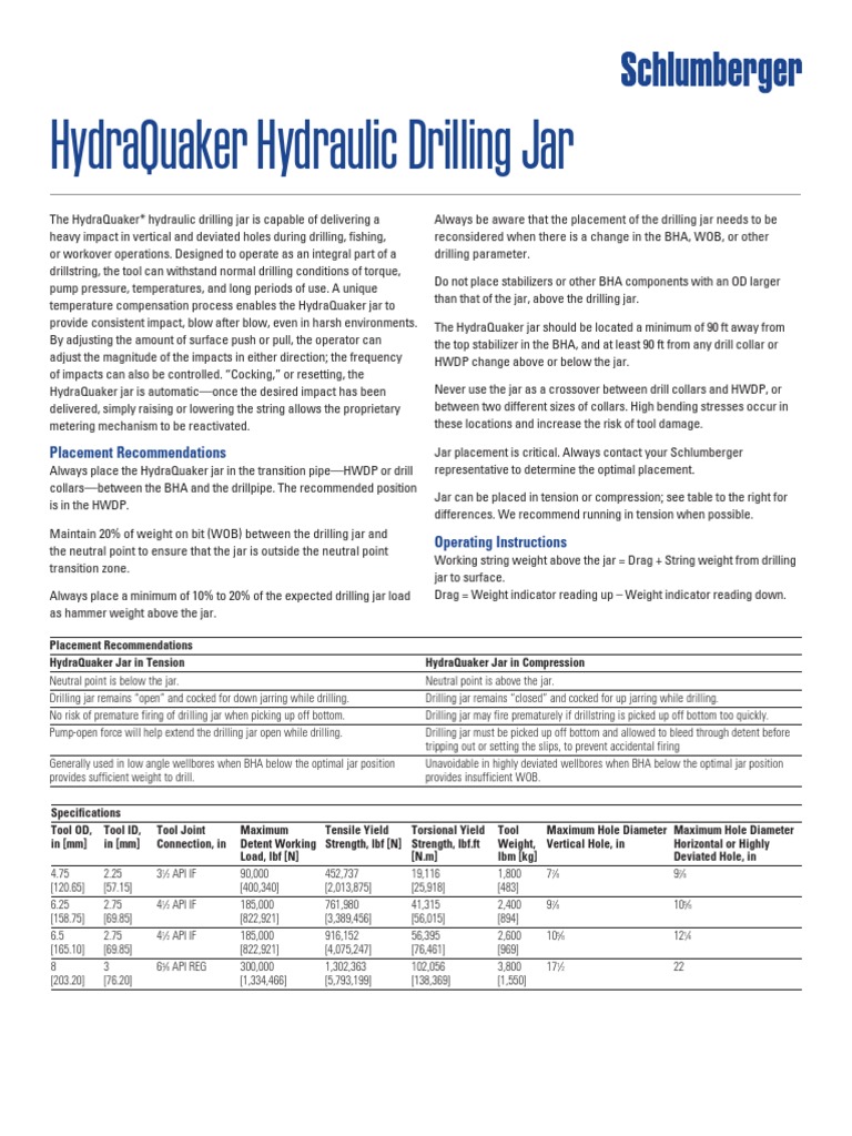 Drilling Jar Placement PDF Applied And Interdisciplinary Physics