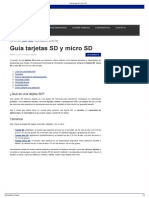 Guía Tarjetas SD y Micro SD