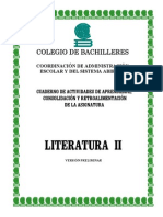 Cuaderno de Actividades Literatura 2