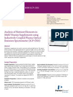 Exp8 Analysis of Nutrient Elements in Multi Vitamin Supplements