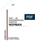 Test de Discriminacion Auditiva de Wepman