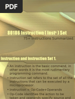Microprocessor Instruction Set