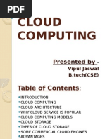 Cloud Computing: Presented by