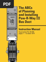 The ABCs of Planning and Installing Bus Duct