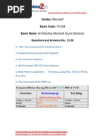 Download HOT Braindump2go 70-534 Exam Questions Updated Recently 21-30 by Demi Davison SN271630472 doc pdf