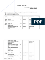 Proiect Didactic Pentru Avansati